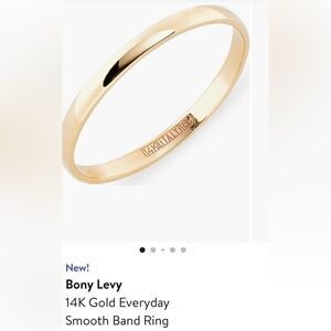 Bony Levy 14k Classic Gold Band